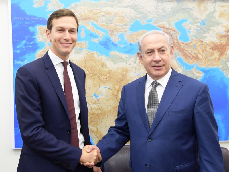 PM Benjamin Netanyahu with Jared Kushner